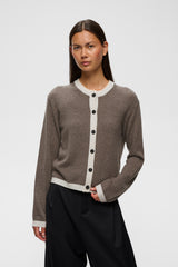 InWear TallyIW Monika Cardigan 30113218 Col.Chocolate Brown Melange