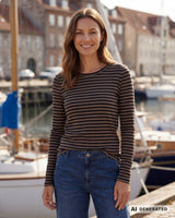 Prepair Beatrice T-Shirt 3016 Col. Black Brown