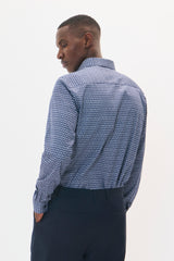 Matinique skjorte Trostol 30207856 navy print