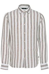 Matinique hørskjorte Marc 30207874 sand
