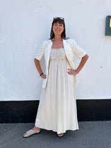 Rue De Femme Kjole Saloma Offwhite 6975