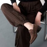 Paul Green Soft Suede Earth Loafers 1260-005