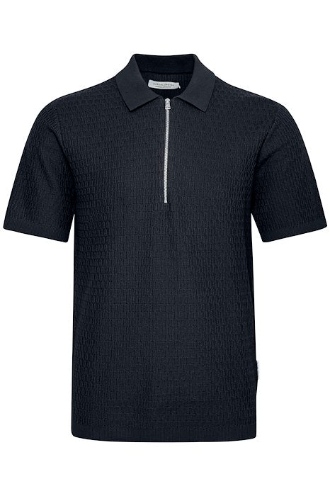 Casual Friday strik polo 20505396 sort 194013