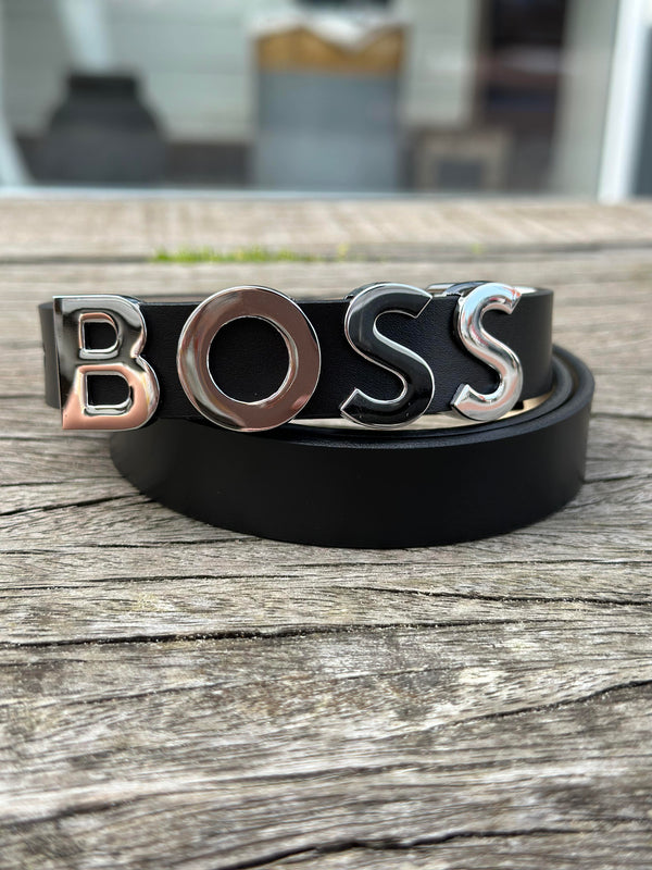 Boss bælte Bold 50499162 sort