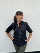 Stenstrøms Skjorte Fernanda Shirt 261193 sort/600