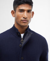 Barbour strik cardigan MKN0731 navy/NY91
