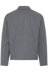 Casual Friday overshirt 20506187 grå strib