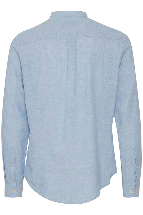 Casual Friday hørskjorte  20504578 lyseblå 174030