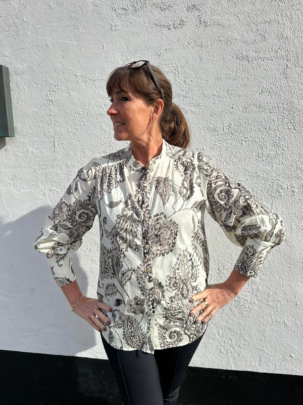 Sand Copenhagen Bluse 3549-Oxana Blouse OFFWHITE