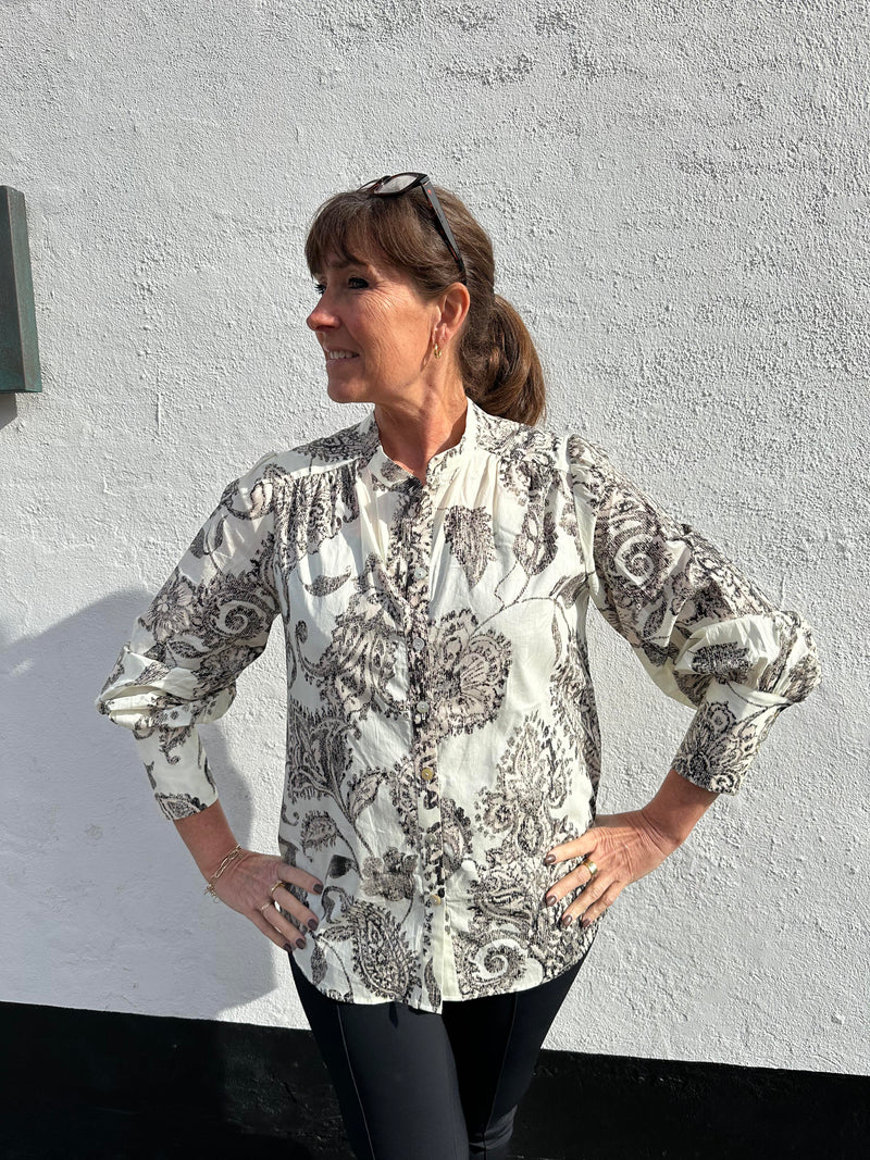Sand Copenhagen Bluse 3549-Oxana Blouse OFFWHITE