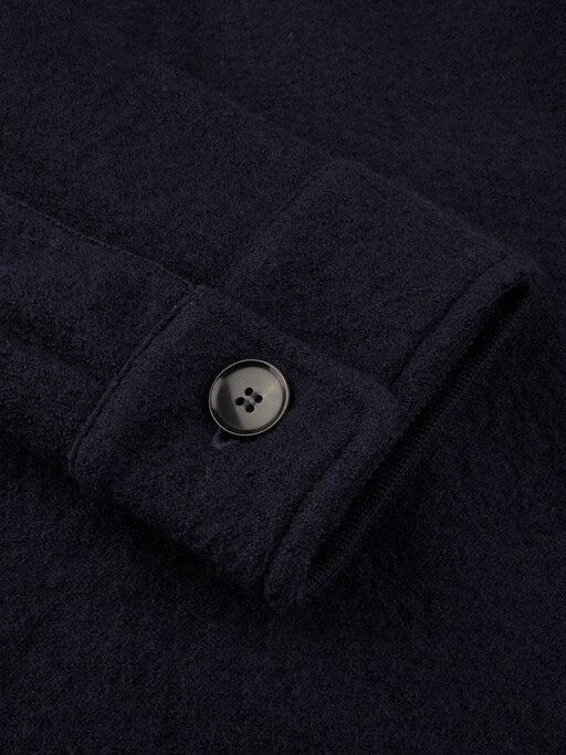 Stenstrøms overshirt knit 420309-2200 navy