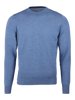 Stenstrøms merino strik patch 422280-1355 blå mel/