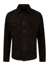 Stenstrøms suede overshirt 430050 brun/290