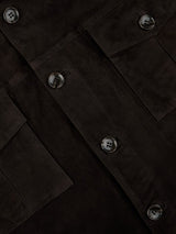 Stenstrøms suede overshirt 430050 brun/290