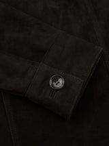 Stenstrøms suede overshirt 430050 brun/290