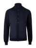 Stenstrøms hybrid cardigan 430072-2594 navy