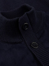 Stenstrøms hybrid cardigan 430072-2594 navy