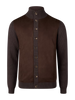 Stenstrøms hybrid cardigan 430042-2594 brun