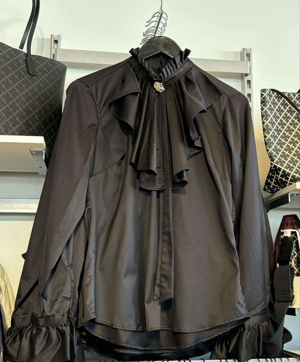 Stenstrøms Isabel Blouse 2612112022 Sort 600