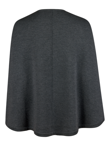 Stenstrøms Cape Mary Knit Poncho Grå