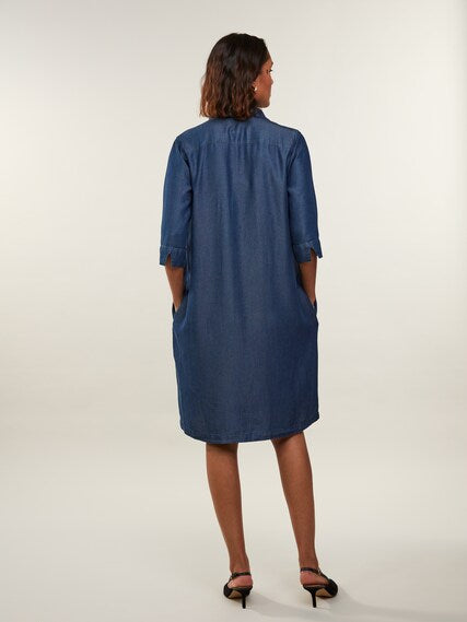 Stenstrøms Kjole Aud Popover 480168 Col. Navy 170
