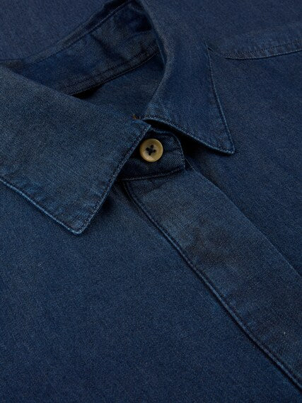 Stenstrøms Kjole Aud Popover 480168 Col. Navy 170