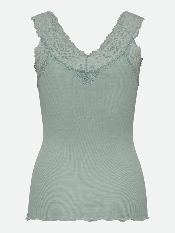 Rosemunde Top RWBernadine SL Lace 4831 Col. Chinois green 017