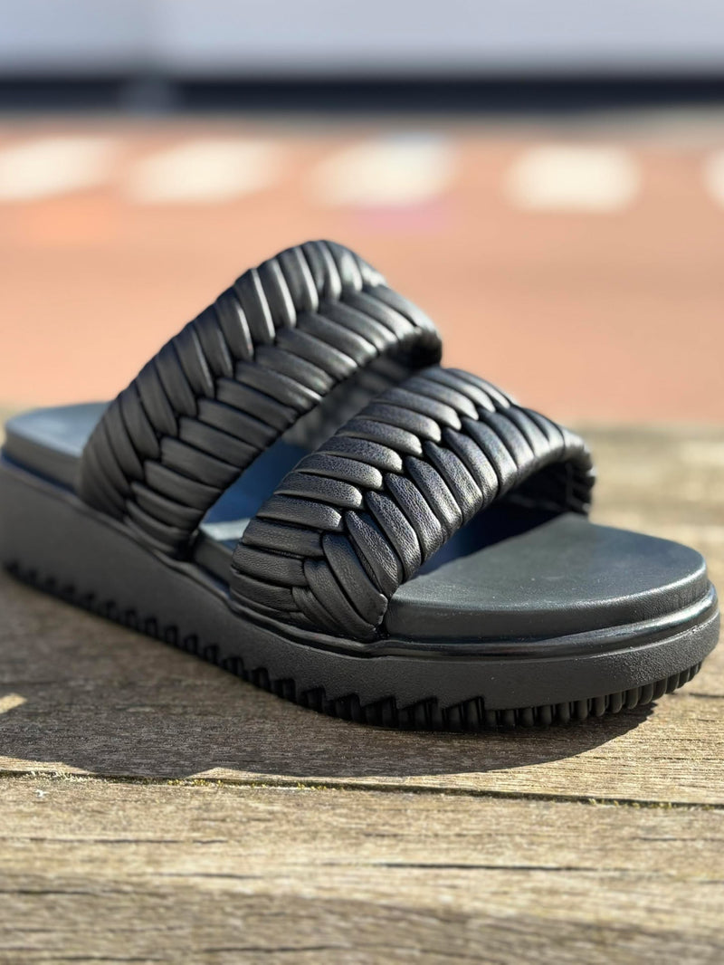 Paul Green Sandal Braid 6154-00x Col. Sort