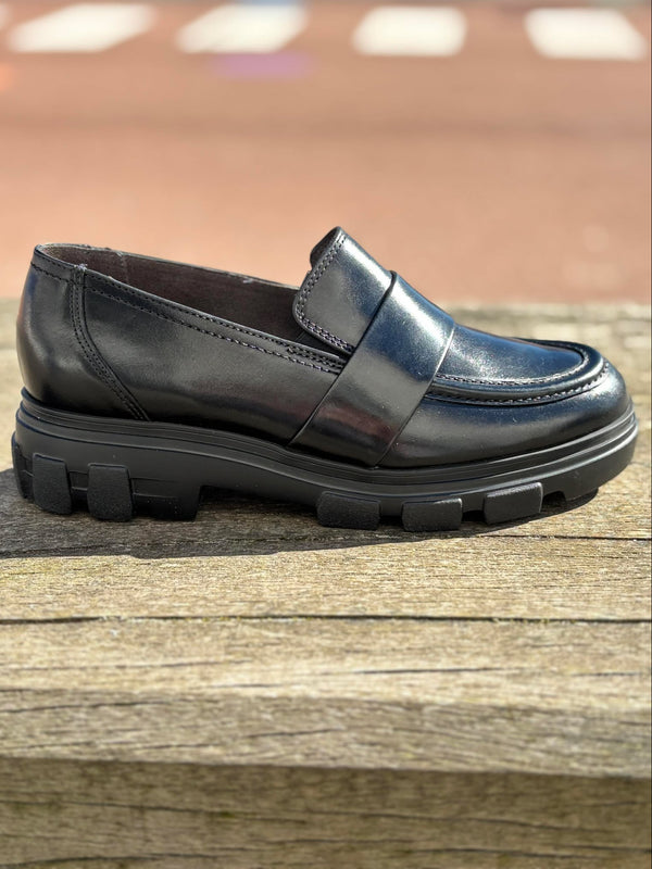 Paul Green Loafers Kalbleder 1173-00x Col. Sort