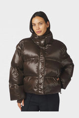 Neo Noir Rhea Shiny Puffer Jacket 165094 Col.584