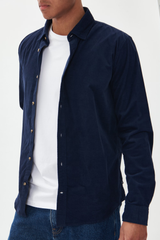 Matinique skjorte fløjl Trostol 30206348 navy