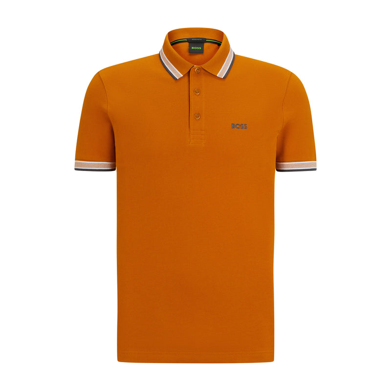 Boss polo t-shirt Paddy 50468983 orange/702