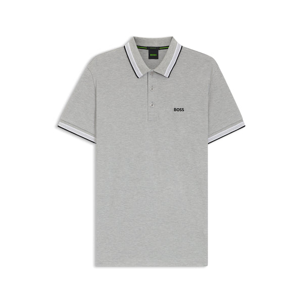 Boss Polo Paddy 50469055 sølv 042
