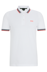 Boss polo t-shirt Paddy 50469055 hvid/103
