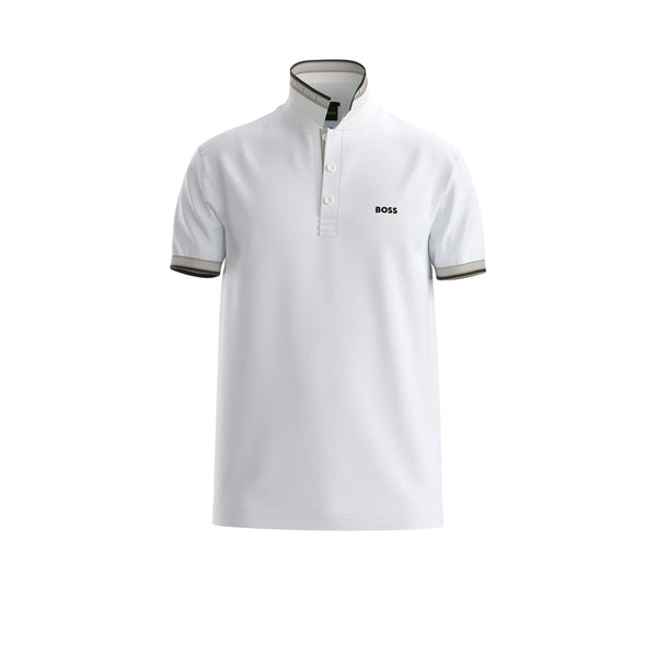 Boss polo t-shirt Paddy 50469055 hvid 111