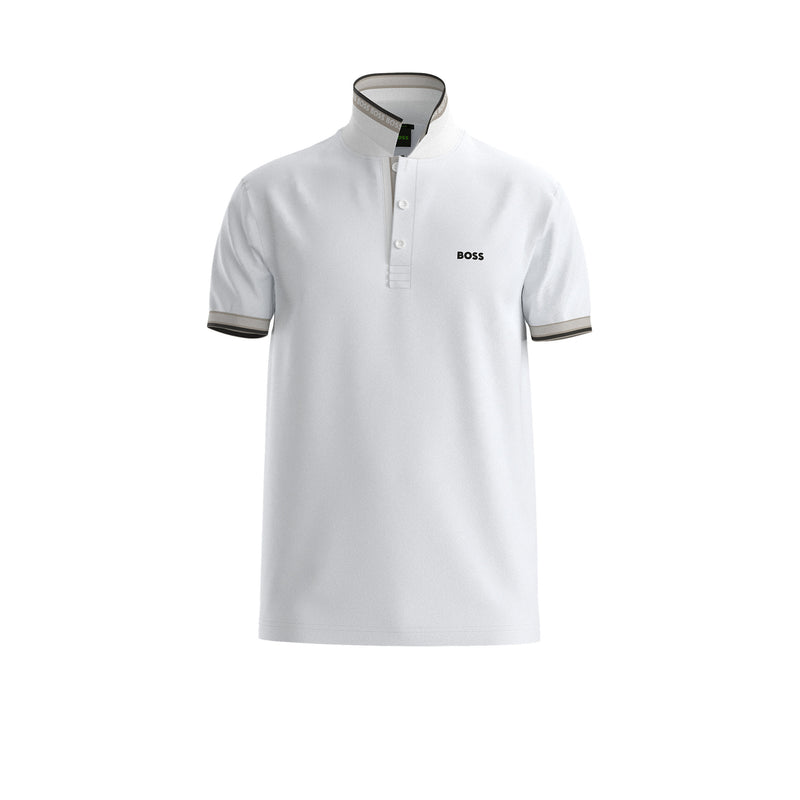 Boss polo t-shirt Paddy 50469055 hvid 111