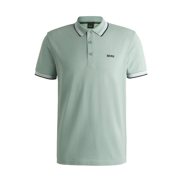 Boss polo t-shirt Paddy 50469055 grøn/357