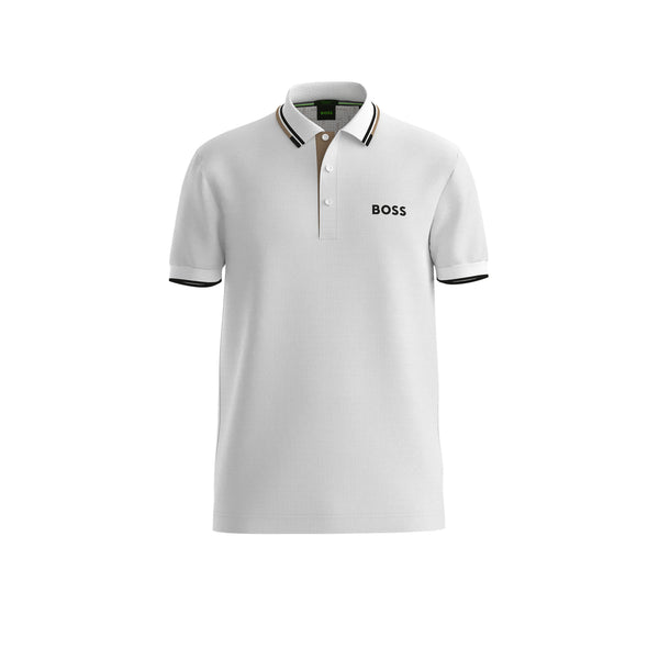 Boss polo t-shirt Paddy Pro 50469102 hvid/103