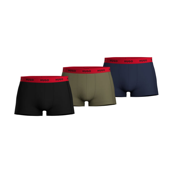 Boss 3 pack boxer 50469766 navy,army,sort
