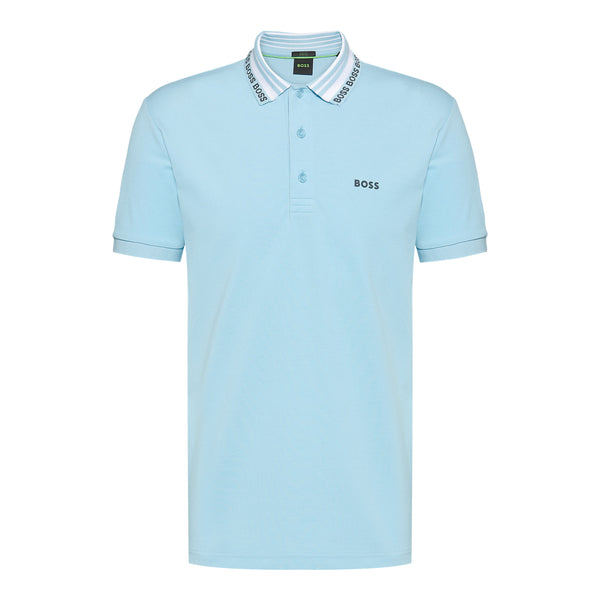 Boss polo t-shirt Paule 50488270 lysblå