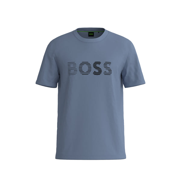 Boss Green T-shirt, Tee 1, open blue 50494106