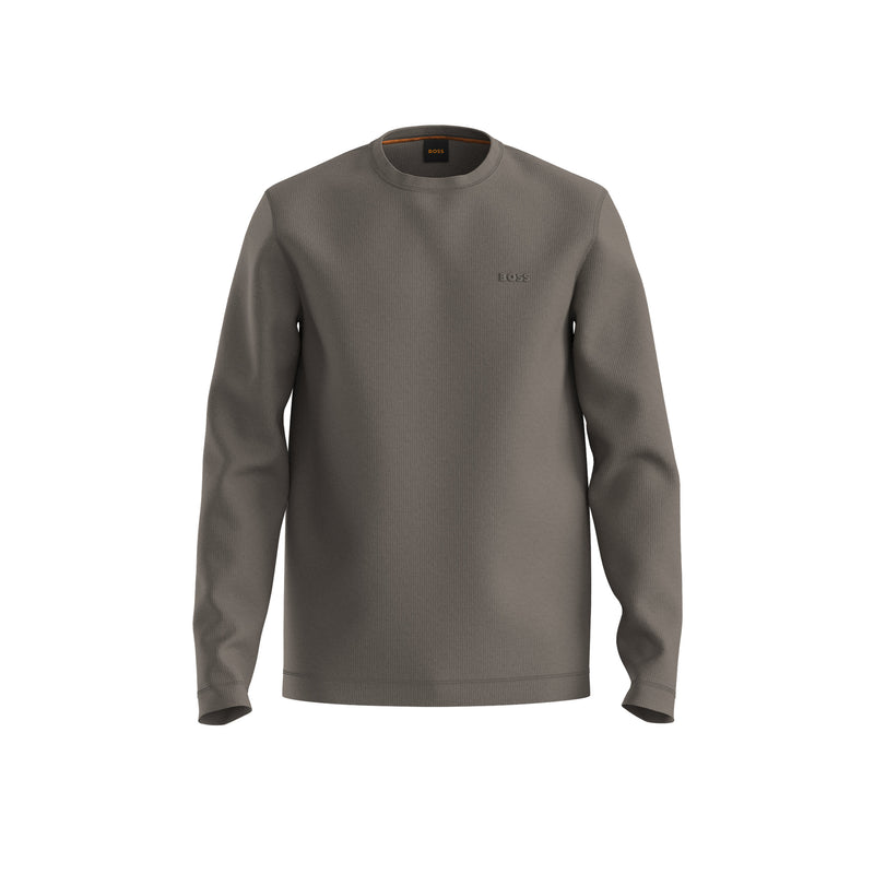 Boss t-shirt Tempesto 50520725 open beige 294
