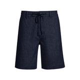 Boss hørshorts Chino 50536863 navy