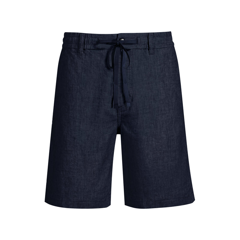 Boss hørshorts Chino 50536863 navy