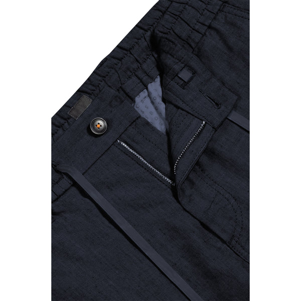Boss hørshorts Chino 50536863 navy