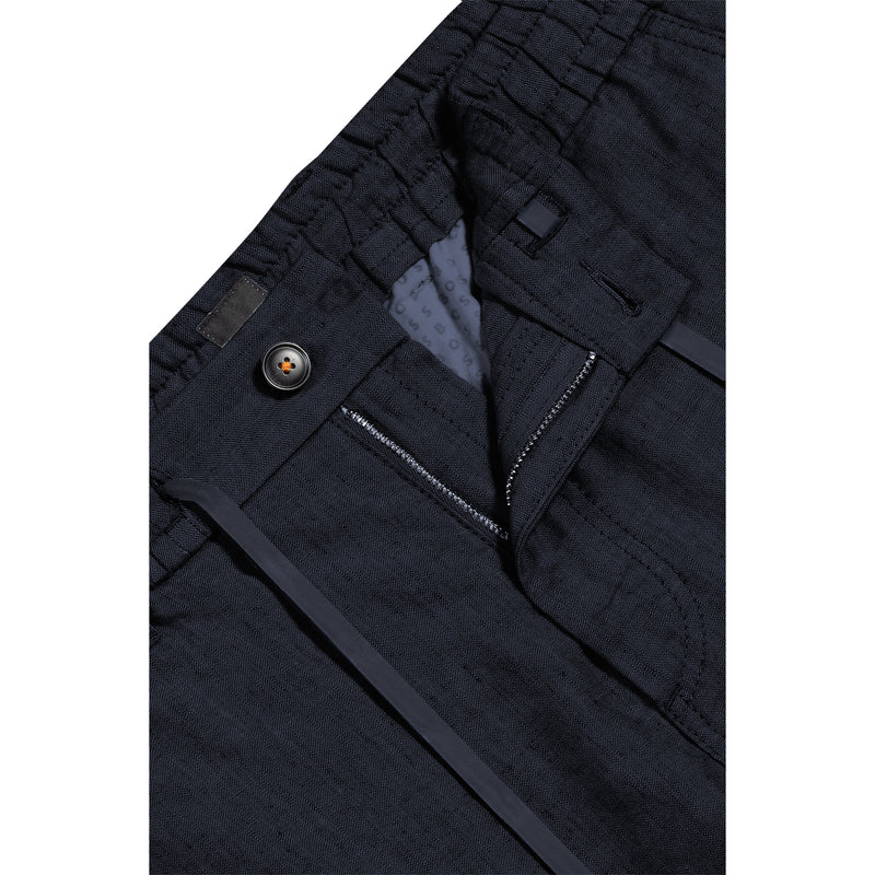 Boss hørshorts Chino 50536863 navy