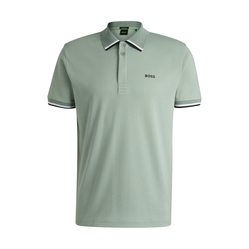 Boss polo t-shirt Paddy Lux 50538185 grøn 357