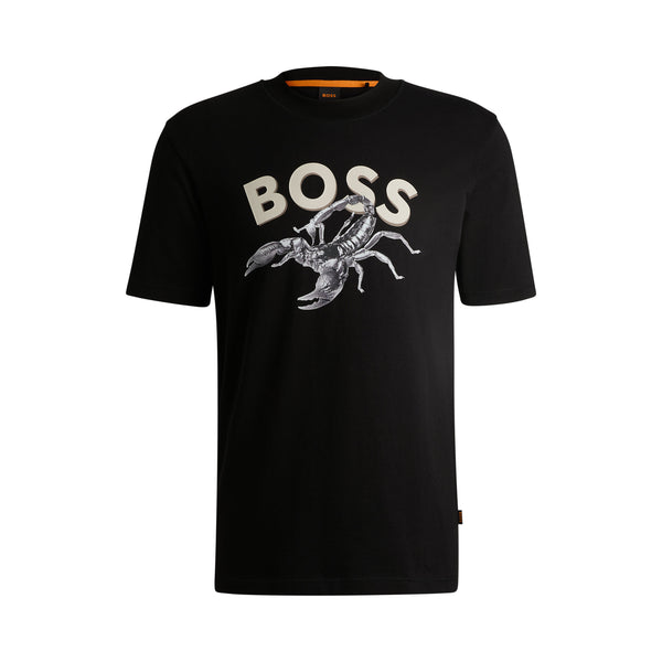 Boss t-shirt Bossfish 50539196 sort