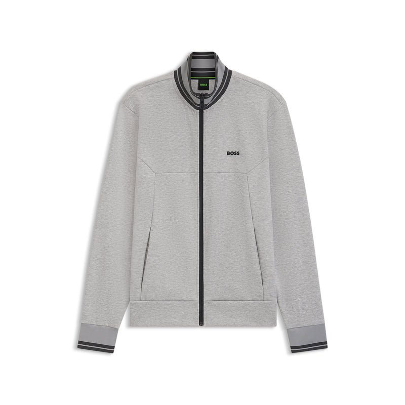 Boss cardigan FZ Zone 50543081 grå