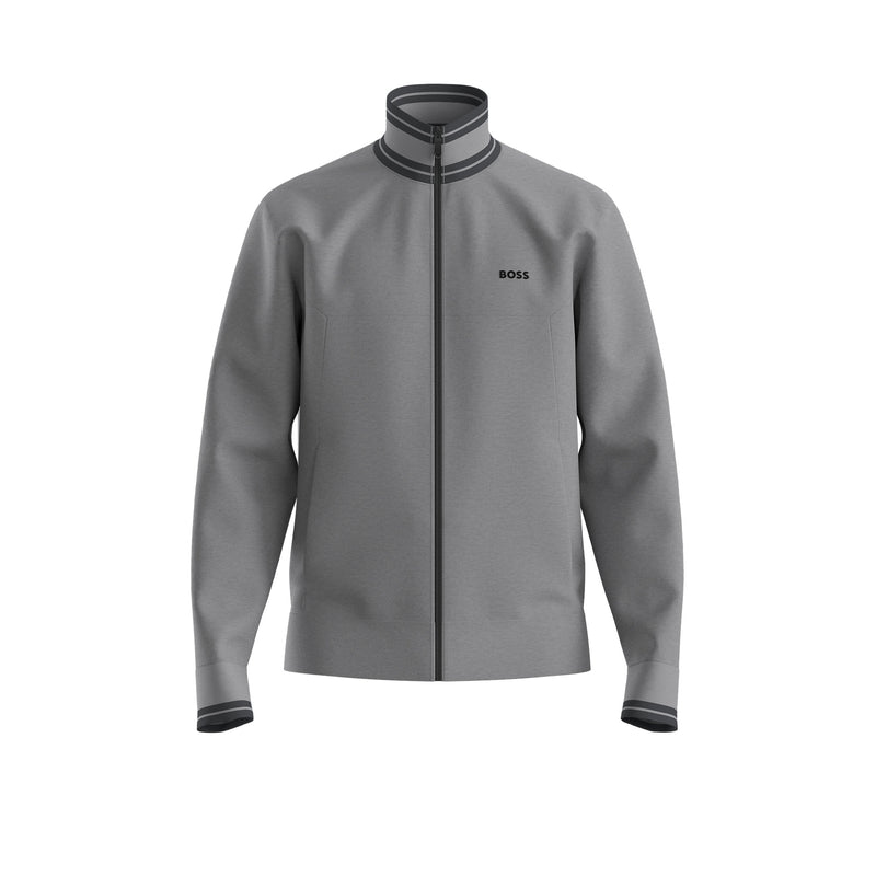 Boss cardigan FZ Zone 50543081 grå